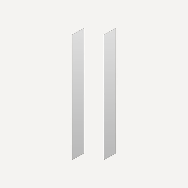 Robern Side Kits, 4" X 48" X 2/25", SurfaceMount, For M Series Reserve Wayfair